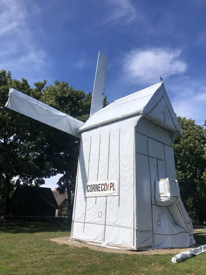 Fumigacja zabytkowego wiatraka - Corneco
