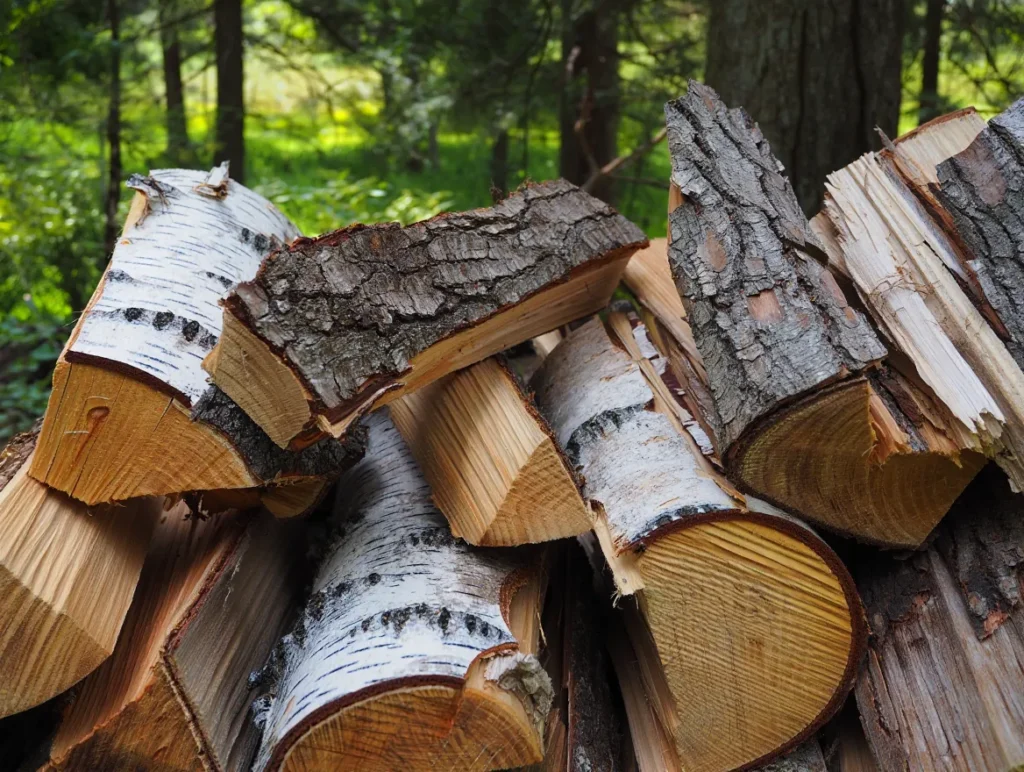 robaki w drewnie kominkowym