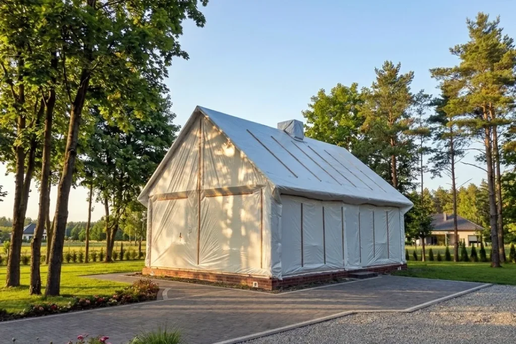 fumigacja drewnianego domu poznań