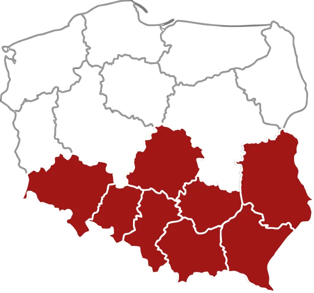 Mapa obsługi Michała Sławińskiego